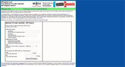 Desktop Screenshot of npisearch.com